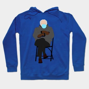 Sitting Bernie Sanders minimalist Hoodie